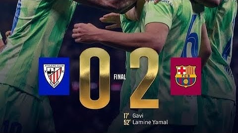 Athletic Bilbao vs Fc Barcelona 0-2 Hightlight & All Goals Semi Final Super Cup 2025