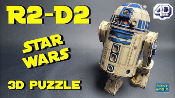 R2D2 - Star Wars - 4D Build - 3D Puzzle #r2d2 #starwars #3dpuzzles
