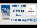 Phatak repertory when and how to usehomoeocare dr farhat pathan