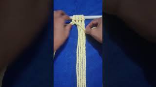 Double Half Hitch(Right) |part 1| Macrame basic knot