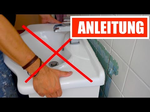 Video: Waschbecken mit Unterschrank für das Badezimmer - praktisch, funktional und schön