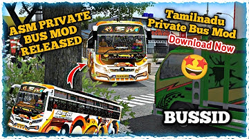 Brand new ASM private bus mod for BUSSID || Tamilnadu bs6 bhartbenz private bus mod