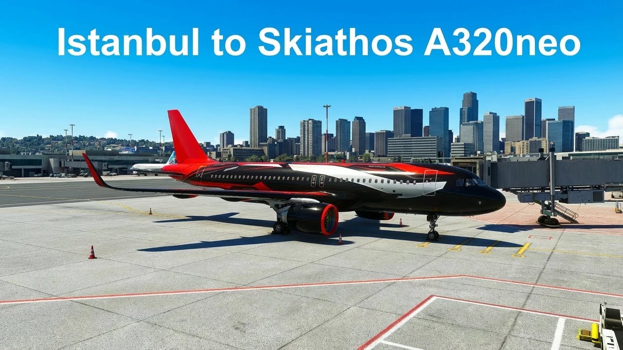 Istanbul to Skiathos A320neo ✈️ | Extreme Short Runway Landing 