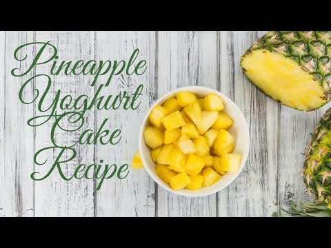 Video: Yoghurtcake En Ananas