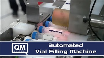 QM Systems - Automated vial filling machine (filling, capping, labelling machine)