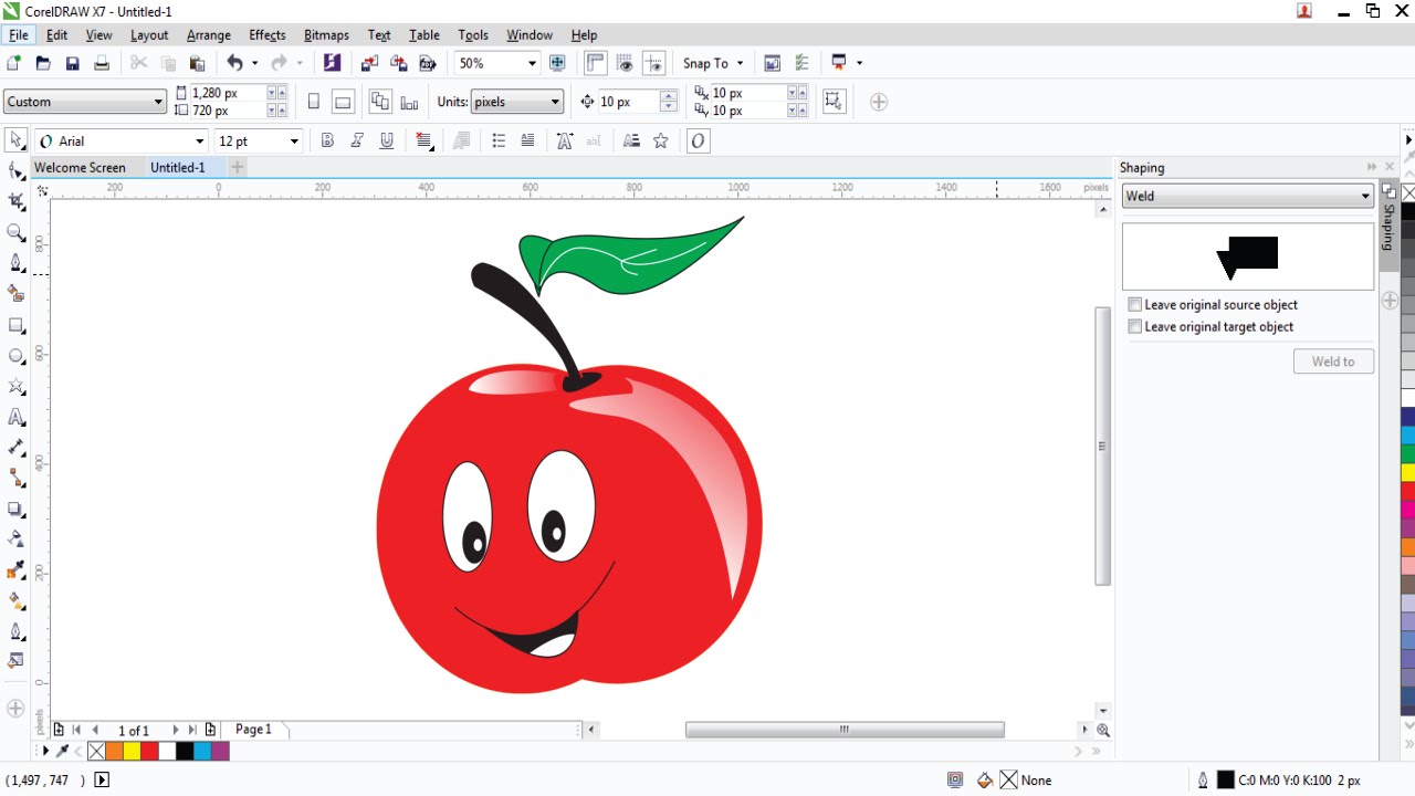 CorelDRAW Tutorials Menggambar Buah Apel 3D Di CorelDraw X7