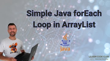 Simple Java forEach Loop in ArrayList (english)