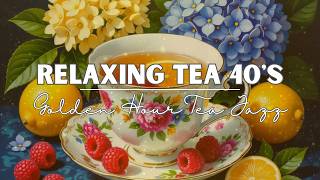 GOLDEN HOUR TEA JAZZ 🍵 40’s Vintage Vibes & TEA TIME Ambience 🎹☀️ BMG screenshot 1