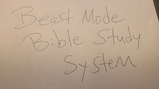 Introduction To BeastMode Bible Study Notetaking System