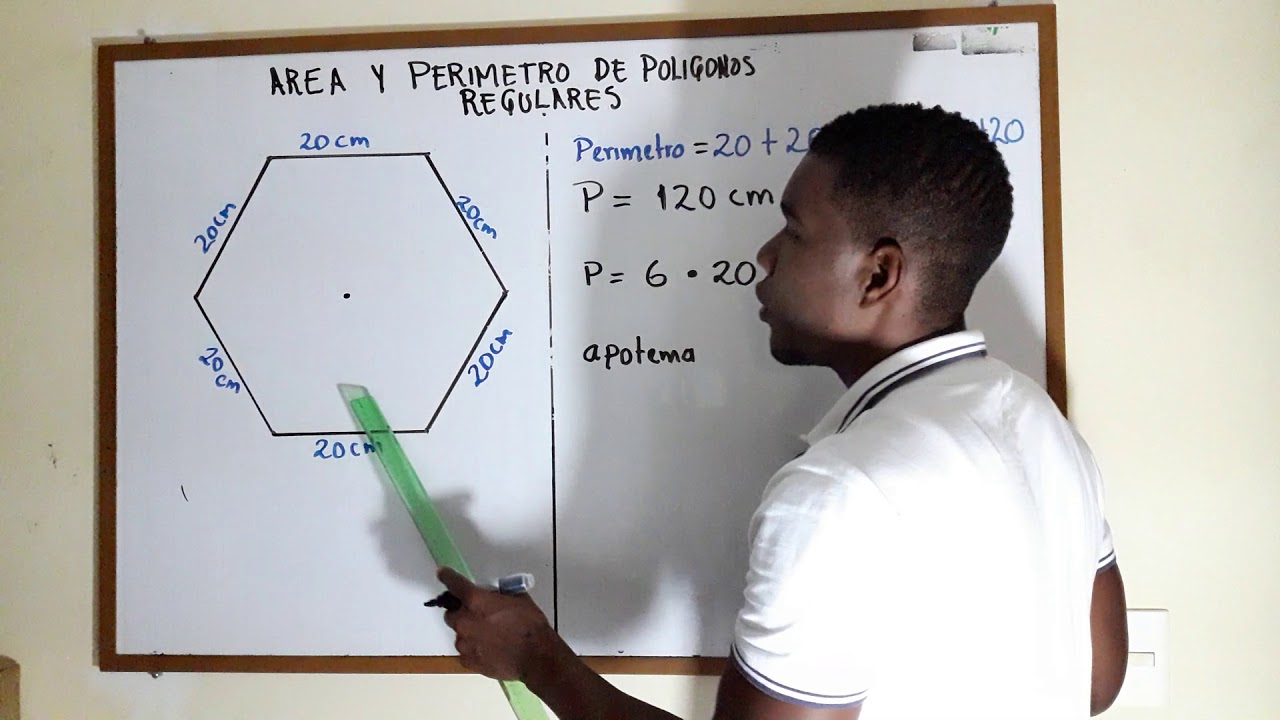 AREA Y PERIMETRO DE POLIGONOS REGULARES YouTube