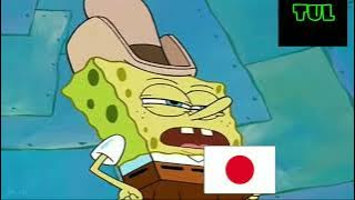 Baiklah bodoh waktumu habis versi Jepang Vs Amerika - meme spongebob