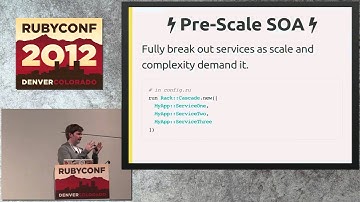 Ruby Conf 12 - Building modular, scalable web apps? of CORS! by Michael Bleigh