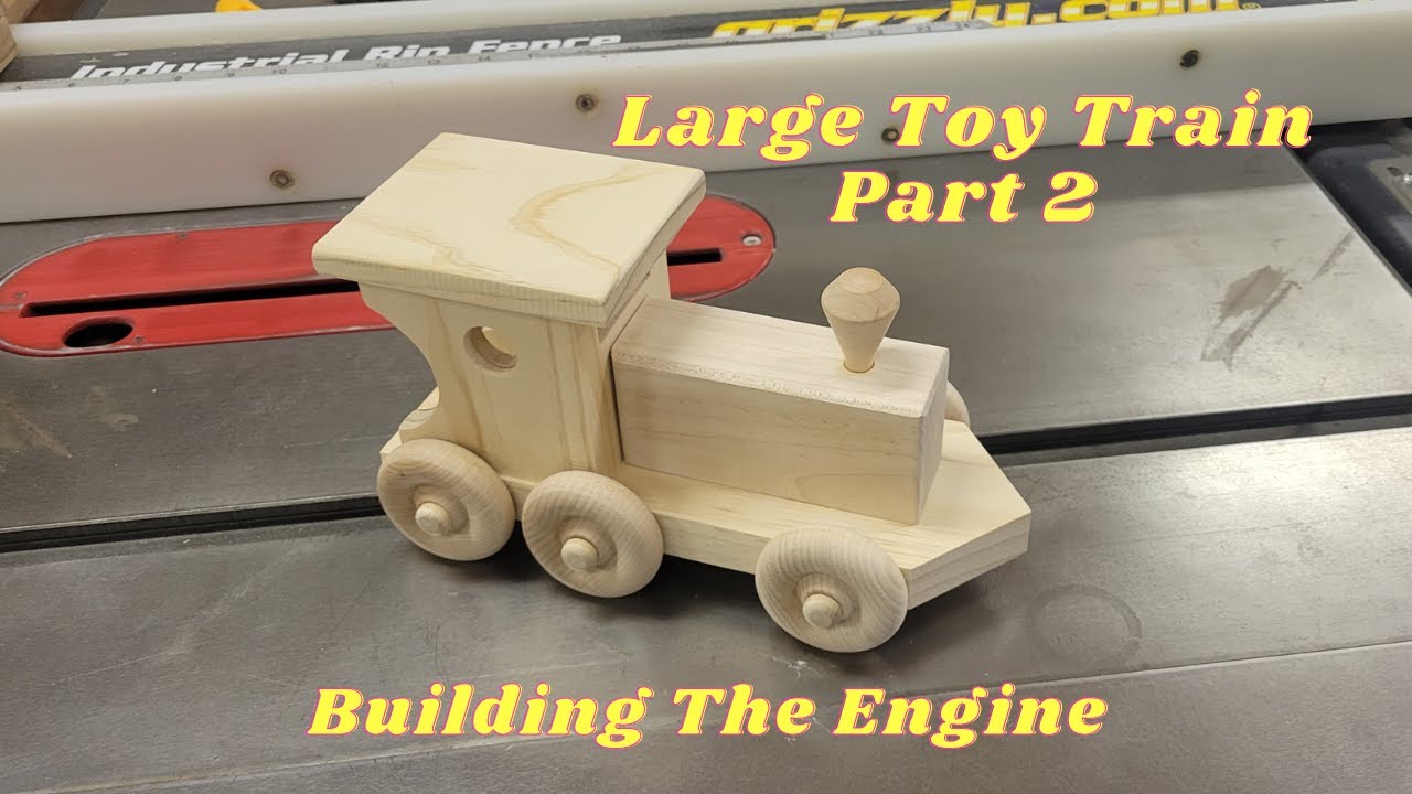 How to build a large wooden toy train | Part 2