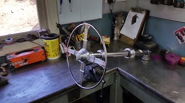 Steering wheel fab project for 1930 Ford Model A coupe