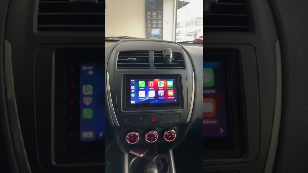 ASX Mitsubishi 2015 - Central Pioneer CarPlay e Android Auto - ArtsomAuto