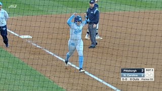 UNC Softball: Tar Heels Slam Three Homers in Win vs Pitt