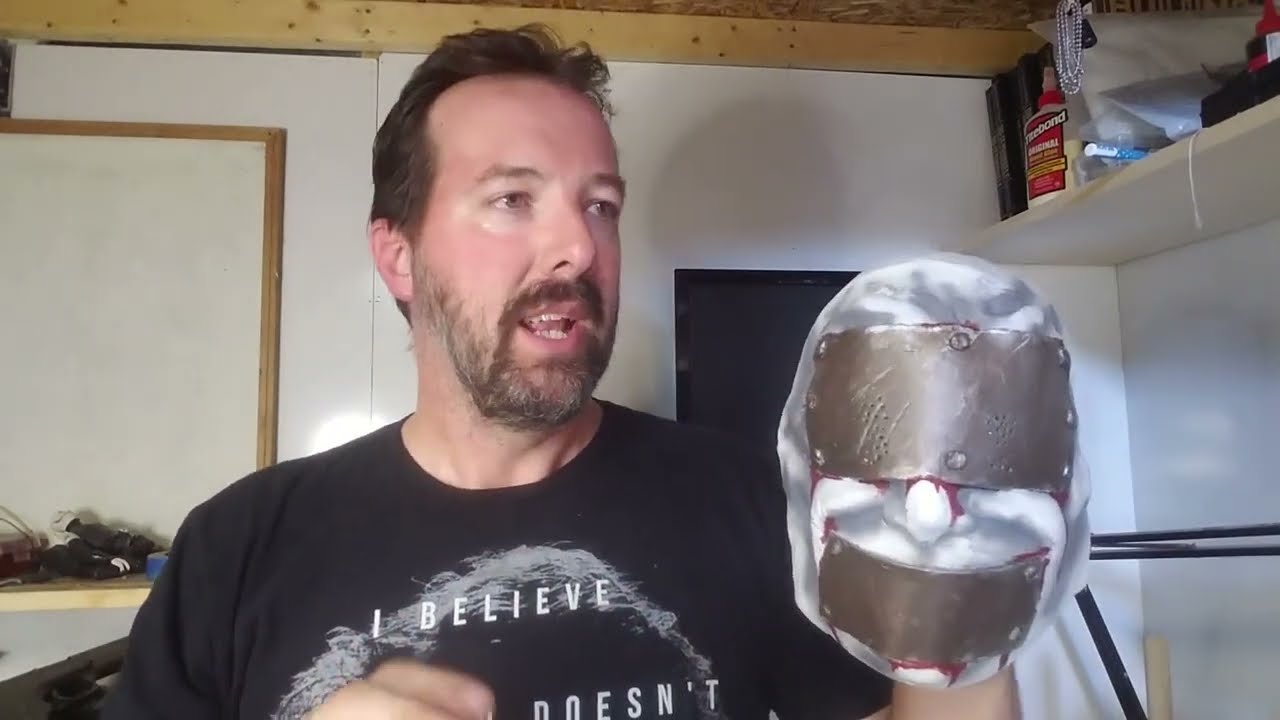 Making a Foam Clay Mask.