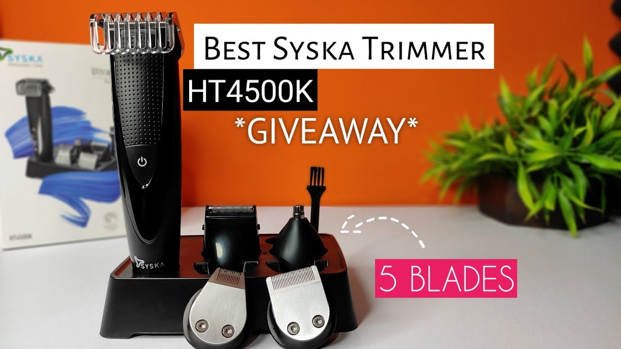 syska trimmer blade price