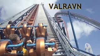 Valravn Pivothead POV Cedar Point B&M Dive Coaster Back Seat On-Ride Steel Roller Coaster