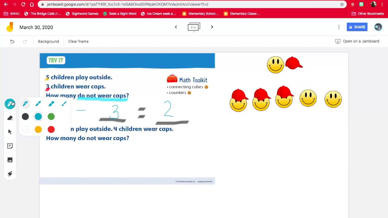 Counting On To Subtract part 1 YouTube
