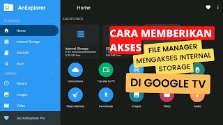 Cara memberikan akses File Manager di Google TV screenshot 1