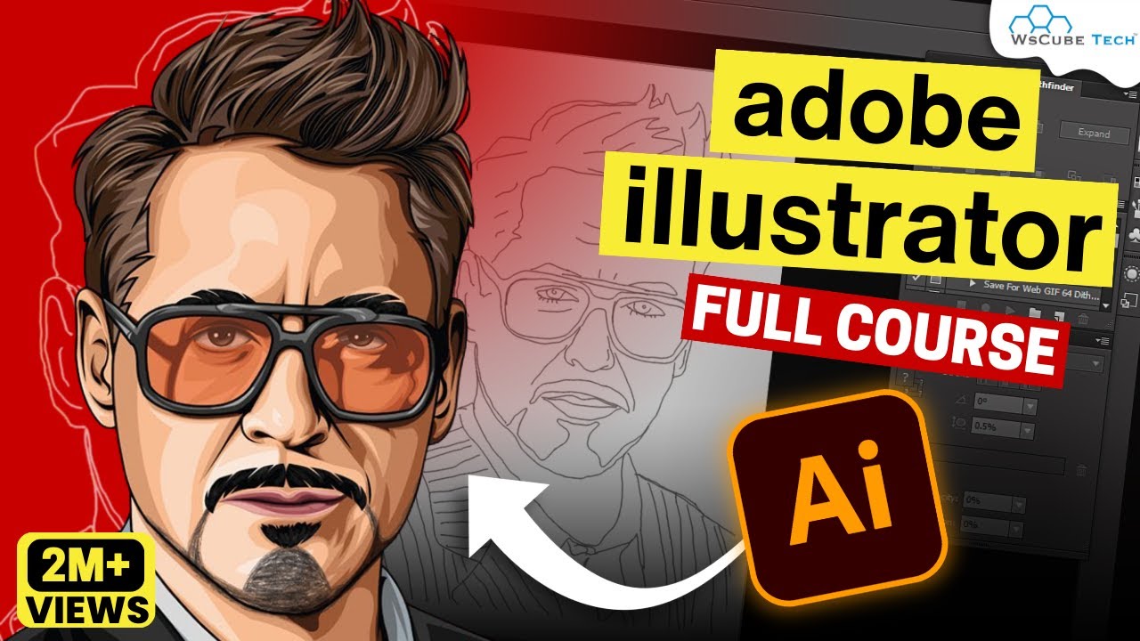 ⁣Learn Everything About Illustrator in Hindi | Adobe illustrator Tutorial for Beginners