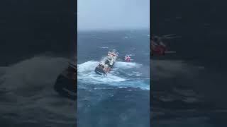 Chc Norway Crews In Two Orsky S-92 Helicopters Were Tasked To Rescue And Ist The Vessel