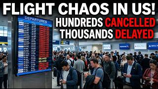 US Flight Cancellations Today: Delta, United, American & Spirit Operations Hit