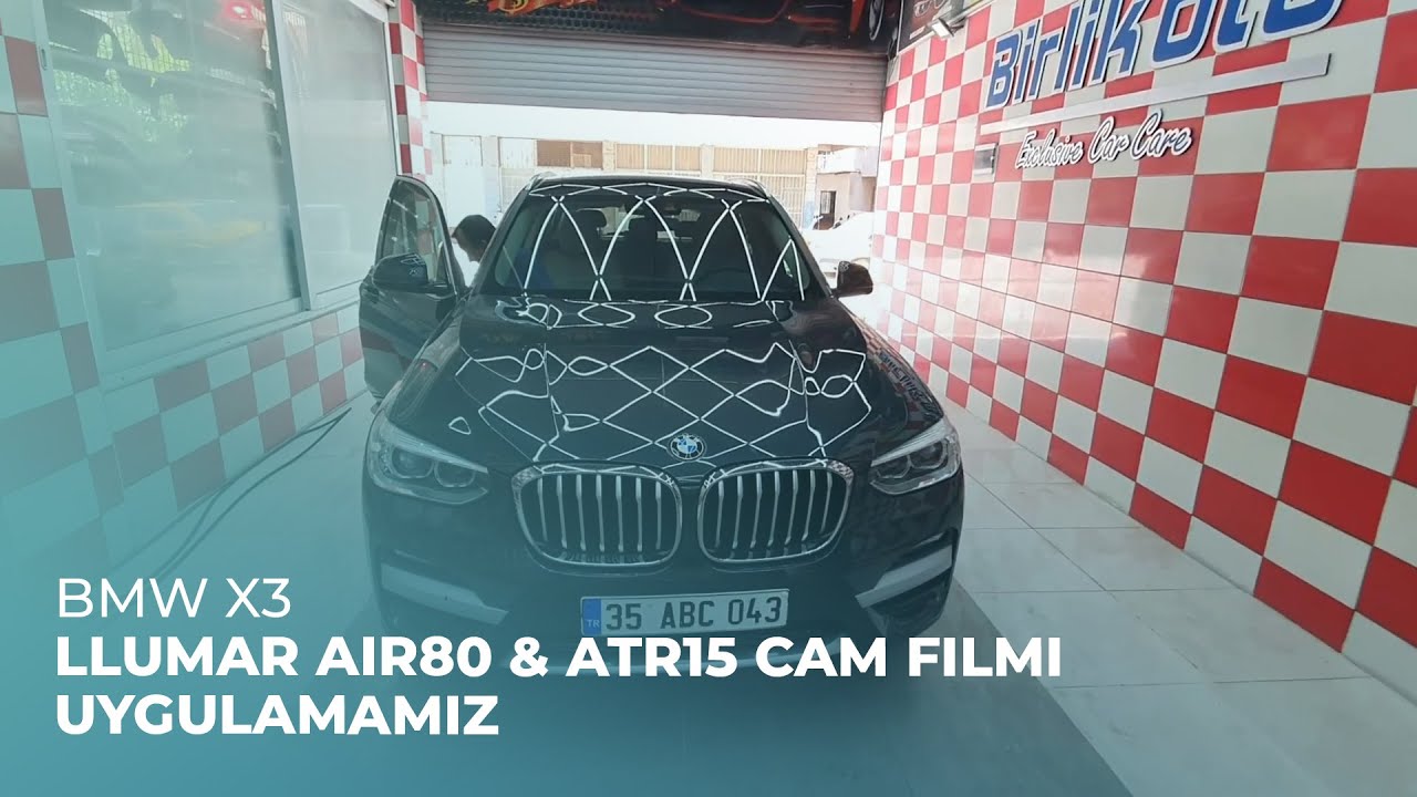 BMW X3 // LLumar Air80 & ATR15 Cam Filmi Uygulamamız
