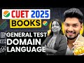 CUET BOOKS 2025 || General Test, Domain Subjects, Language Test 🔥💯