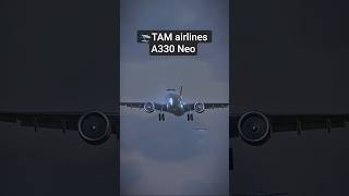 TAM A330neo descending into Lisbon #aircraft #aviation #shorts