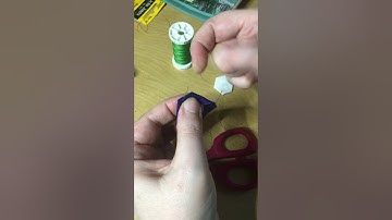 How to baste a Hexie via English Paper Piecing (EPP)