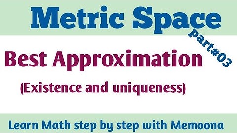 Best approximation|Examples|Metric space in urdu/hindi by memoona arif