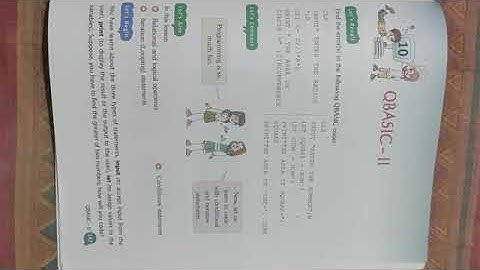 Class-6..... Chapter-10...... QBASIC- II......... From the book Prachi