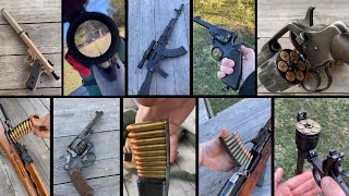 Misha's Guns Compilation 1 - Ruger 22, AK-103, M1 Carbine, SKS, Webley, Remington 700, Lebel, Colt