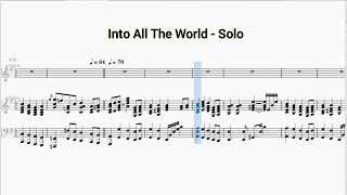 Into All The World - Solo Part
