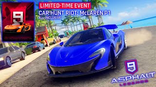 Car Hunt Riot: McLaren P1 @ All-Inclusive [Asphalt 9: Legends on Nintendo Switch™]