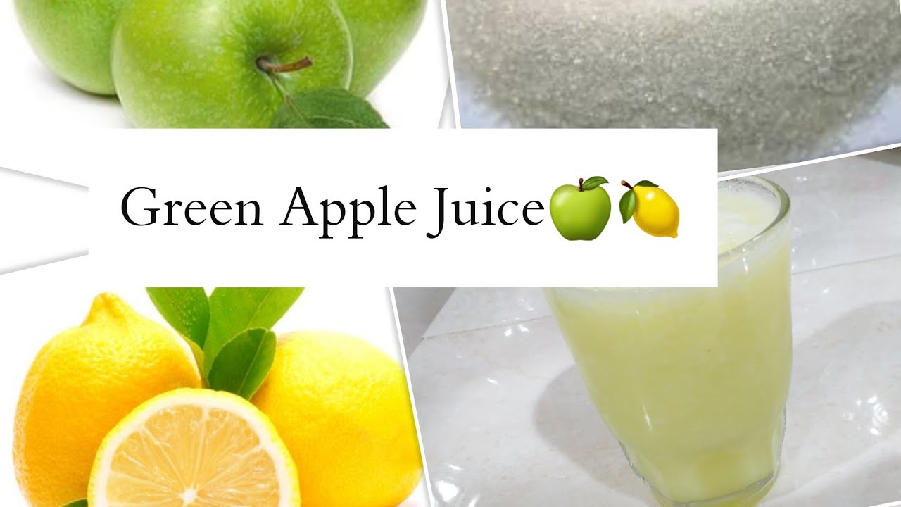 Green Apple Juice ( Health benefits 🍏) YouTube