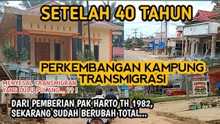 Perkembangan kampung Transmigrasi tahun 1982 di Sumatera // Transmigrasi peninggalan Soeharto