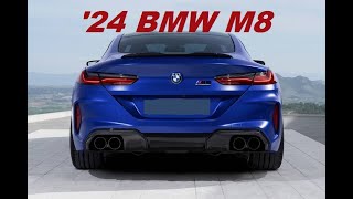 2024 BMW M8 – NEW IMPROVED POWERFUL LUXURIOUS SEDAN, PERFORMANCE IN CLEAR VIEWS; INTERIOR- EXTERIOR…