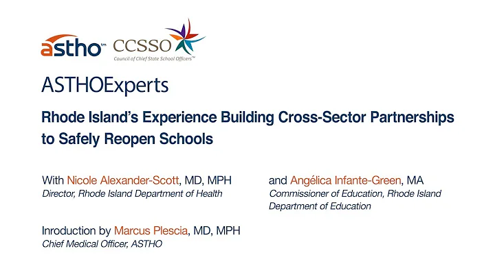 Rhode Island's Experience Building Cross-Sector Partnerships to Safely Reopen Schools