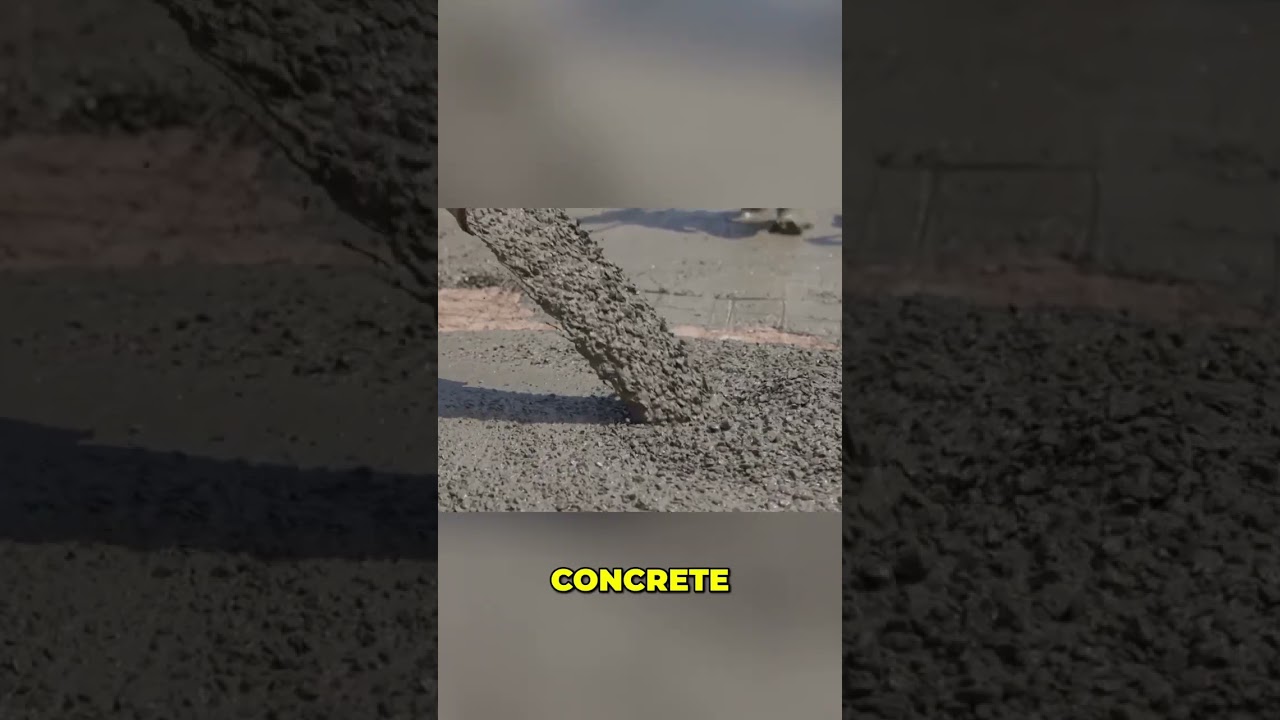 Concrete: Earth's Most Used Man-Made Material! #shorts