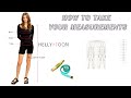 How to take full body measurement for dress  hellymoon