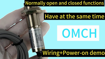 CDD-11N photoelectric sensor wiring demo + power-on demo + product intro