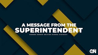 A Message from the Superintendent: Congratulations Class of 2023