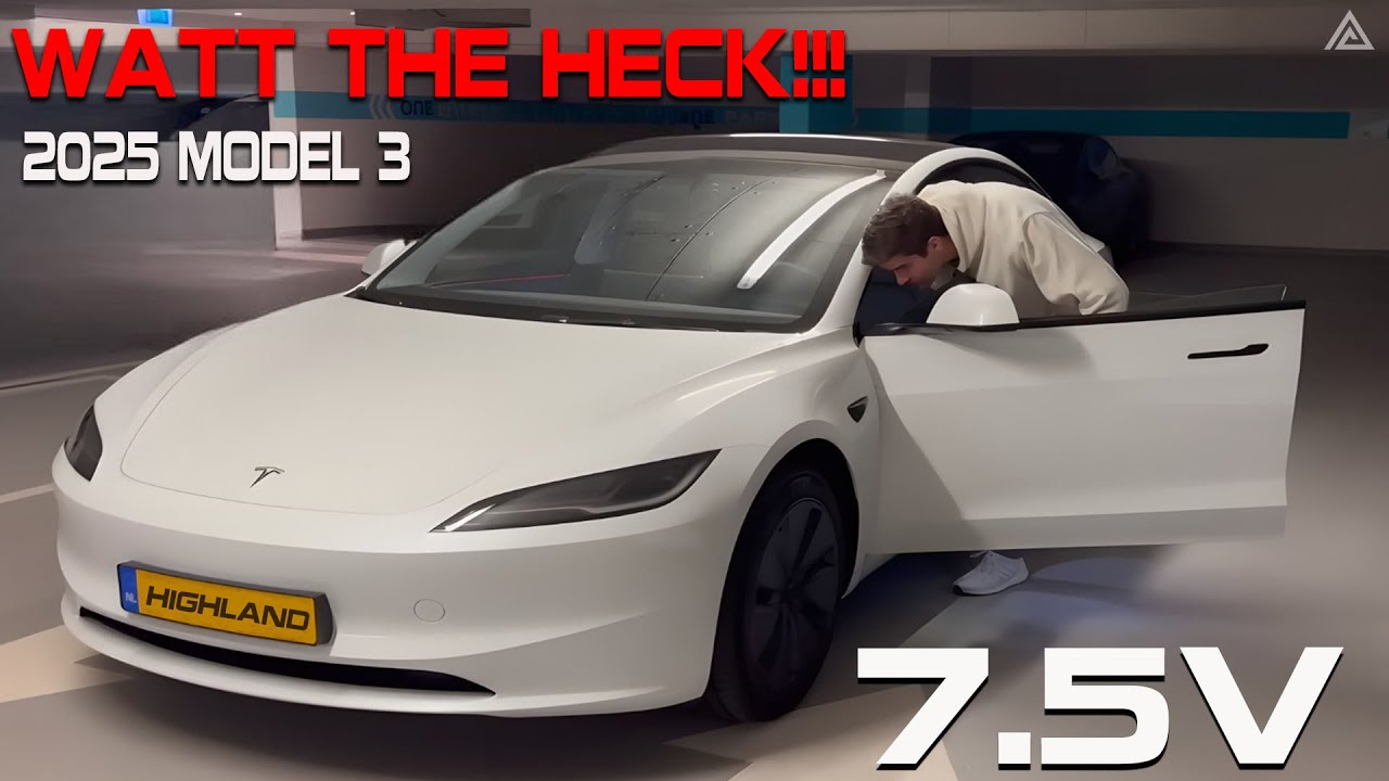 New Tesla Highland Model 3 2025 Update Here. Details of 7 Mind