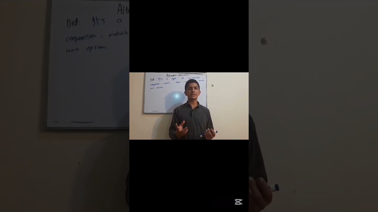 What is Alternative  conjunction?