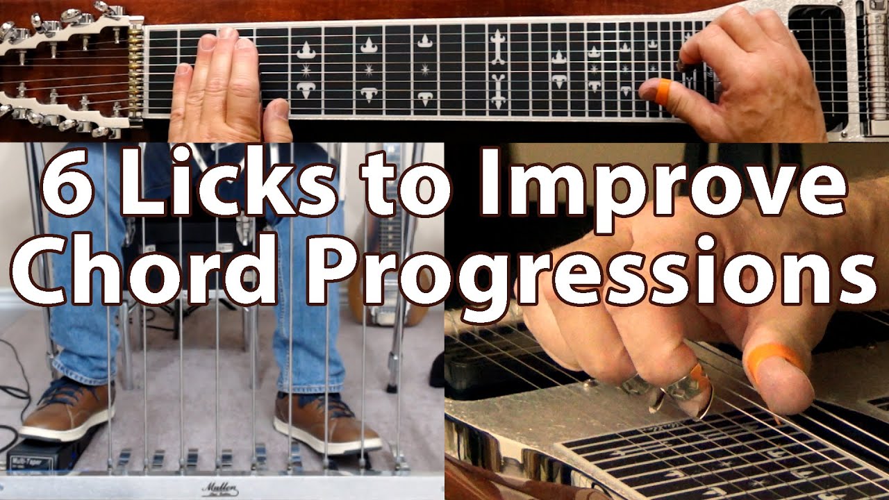 6 Licks to Improve a Standard Chord Progression Pedal Steel Guitar