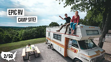 We Stayed at Arkansas’ HIGHEST RATED RV Camp Site! + Exploring Eureka Springs 😍 | RV Life USA