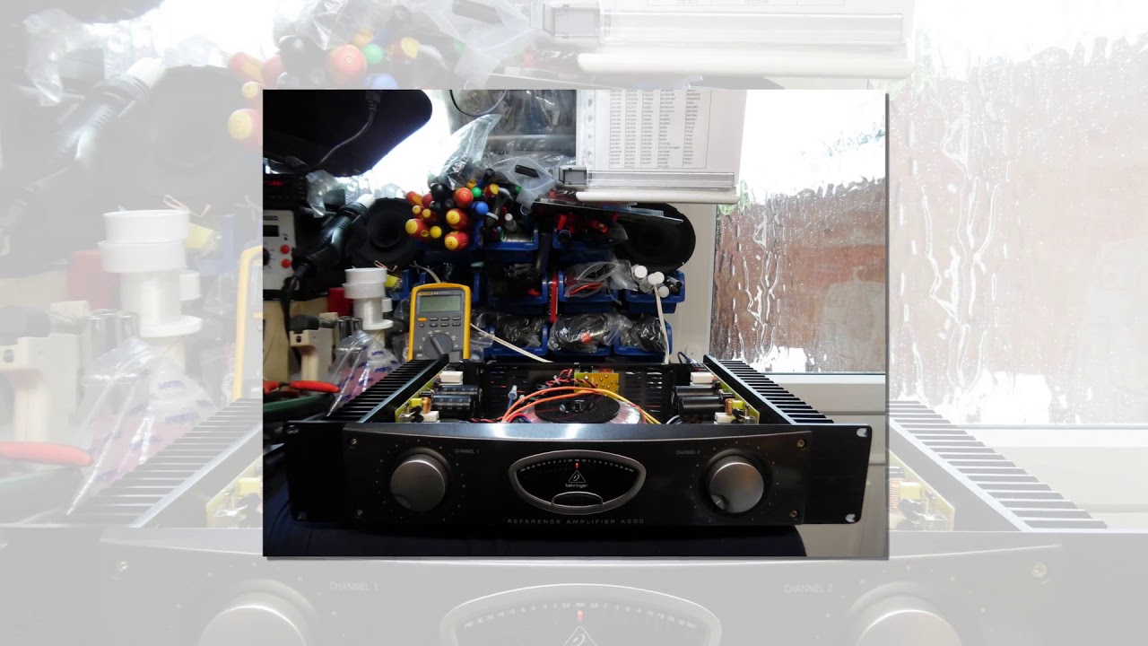 Behringer A500 Power Amplifier Repair - YouTube